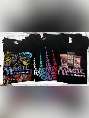 NWOT Set Of 3 Box Lunch Magic the Gathering Men’s Tees size 4XLT